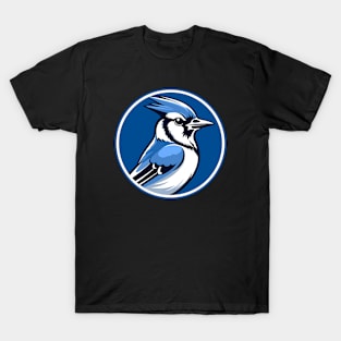 Blue Jay in a circular shape T-Shirt